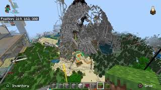 Minecraft massive mountain castles project phase 2 9/28