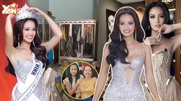 Ngó qua góc đắt nhất căn hộ Hoa hậu Ngọc Châu: Sương sương 3 chiếc vương miệng, 4 chiếc cúp