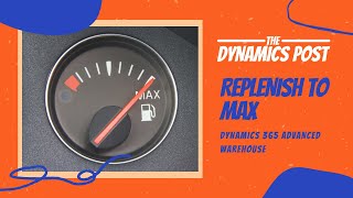 Dynamics 365 Wave Demand Replenishment to Max location capacity