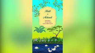 Feathers Of Love Digital Invitation Card Invitation Video Card By Invite In Style