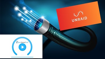 Messing around with open speed test on Unraid