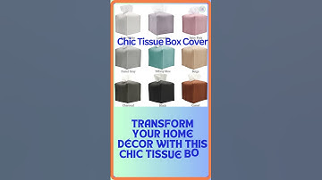 Transform Your Home Décor with This Chic Tissue Box Cover!  #shorts