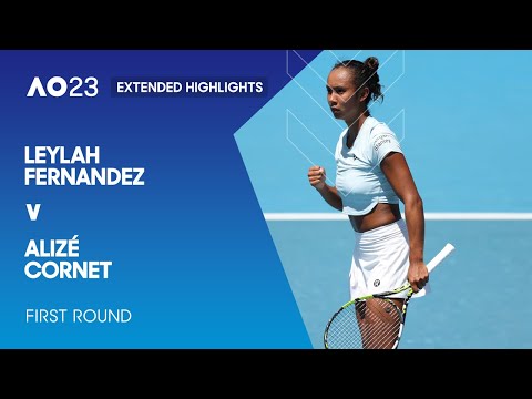 Leylah Fernandez v Alizé Cornet Extended Highlights | Australian Open 2023 First Round