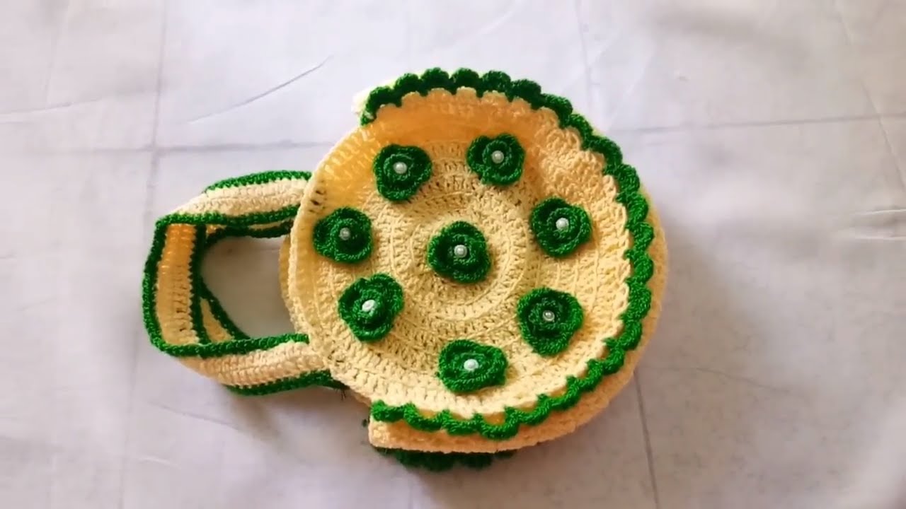 Woolen Handbag Making at Home Handmade Purse Making With Woolen