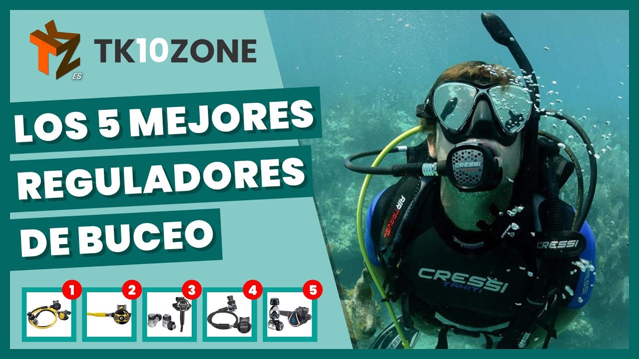 Los 5 mejores reguladores de buceo