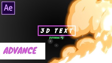 FLY TROUGH your 2D TEXT or TITLE | After Effects Tutorial#1