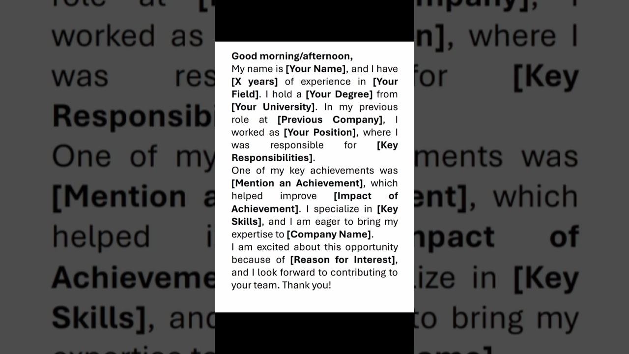 How to introduce yourself in english 