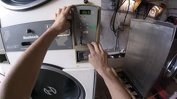 Programming the cycle time on a Speed Queen HTT30N Dryer