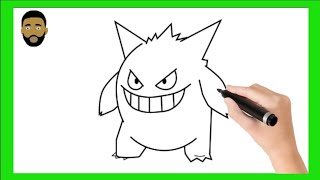 COMO DESENHAR O GENGAR FÁCIL 🟣