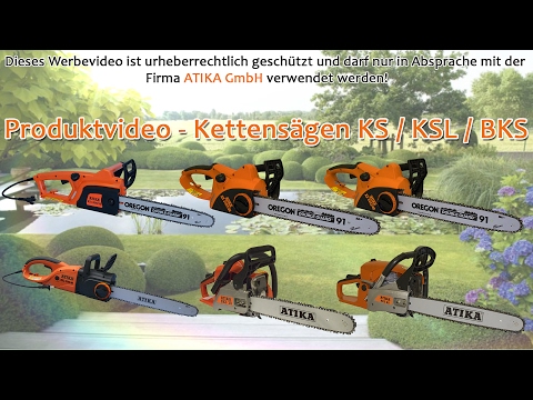 ATIKA Produktfilm - Kettensägen KS / KSL / BKS