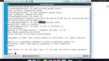 Overview of MySQL in Cloudera QuickStart VM
