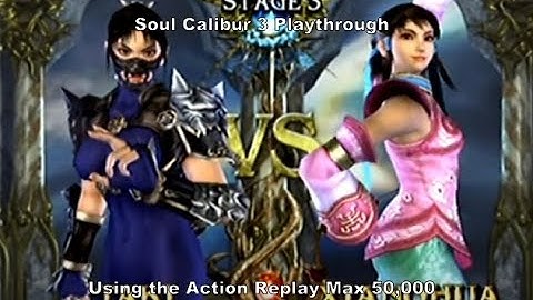 Soul Calibur 3 Taki Playthrough using the Action Replay Max 50,000 cheat codes for Ps2 :D #Ps2 #Sub