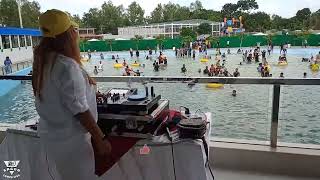 Dj Trisha live, wave pool,  momoin water park bogura