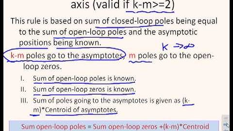Root-loci 7 - Computing asymptotes