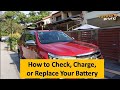 How to Check your Car Battery/ Charge Or Replace ?/ Using A Battery Load Tester/ YS Khong driving