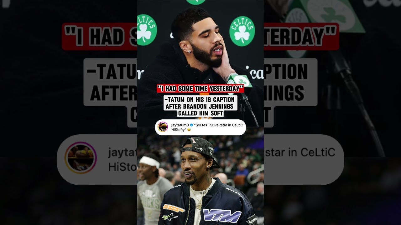 Tatum had some free time to clap back 😅 (via 