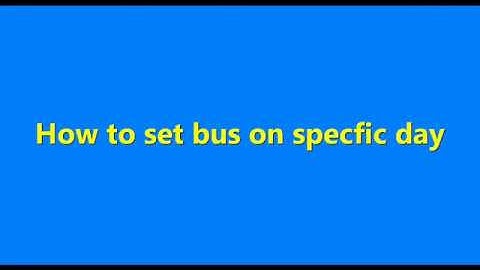 How to enable a Bus on a Particular Date on Bus Ticket Booking with Seat Reservation Plugin