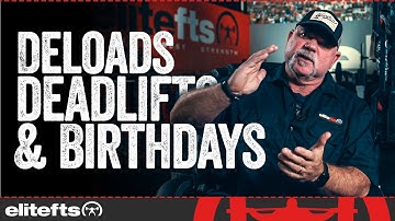 Dave Tate on Deloading, Deadlift Set-up and How to Have the Perfect Birthday