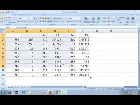 Microsoft Excel 2007 Tutorial Full in English in 15 Min - Intact Abode