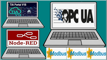 Combined mixing tutorial about PLCs Modbus, OPC UA and Node-Red  communication in 7 hours