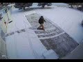 Shoveling driveway 29 november 2022  16x speed