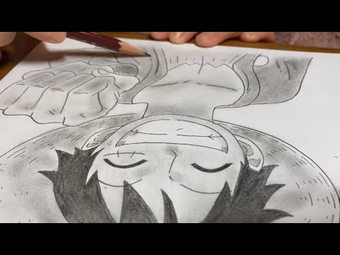鉛筆だけでワンピース描いてみた - YouTube