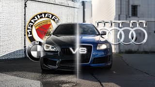 BMW M6 MANHART 700 HP vs AUDI RS6 MTM 743 HP