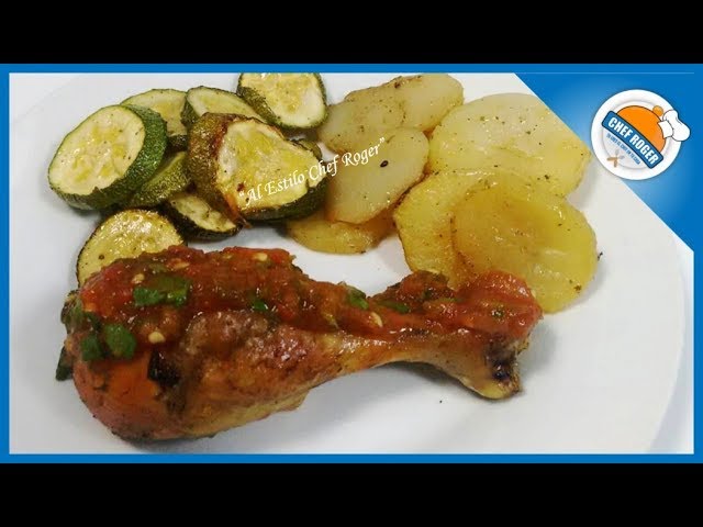 La mejor receta de POLLO, menu completo en 1 receta| Chef Roger | Chef Roger Oficial