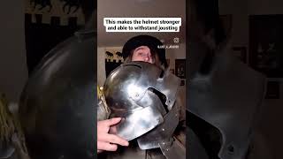 Reproduction of 15th century Jousting Helmet #knights #medieval #cosplay #armor #history #jousting