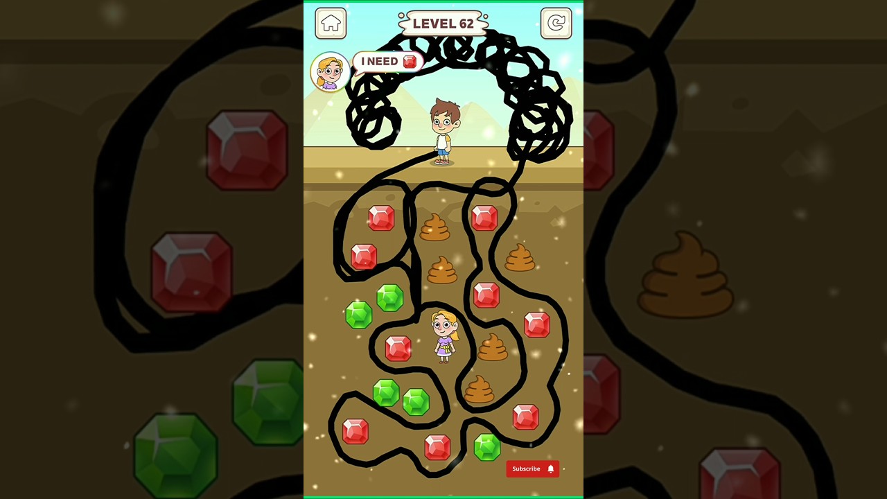 Pull the gold gameplay level 62 | pull the gold level 62 