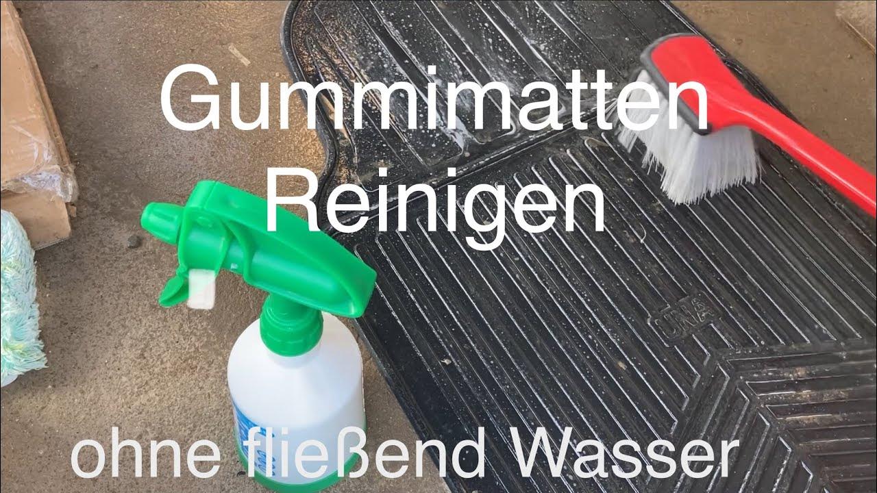 Gummimatten ohne fließend Wasser mit geringem Wasserverbrauch Reinigen YouTube