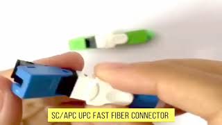 High Quality And Cheap Price Scapc Fast Connector Ftth Fiber Optic Conector Sc Apc