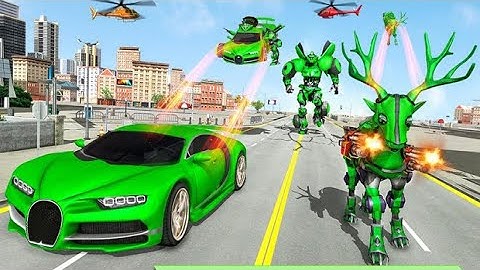 Deer Robot Car Game – Robot Transforming Games Happy Family Studio Gameplay