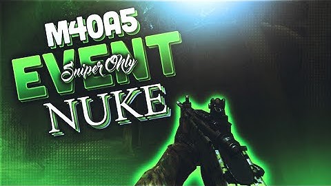 Bullet Force M40A5 Sniper Only Event Nuke