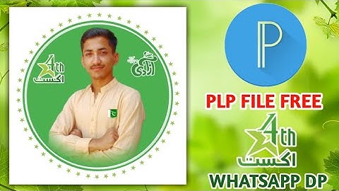 How to make 14 August Whatsapp DP On PixelLab || Khawar Editx