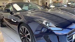 Jaguar F type 3.0 V6 S Midnight blue / Light grey leather 92016/35,000miles)