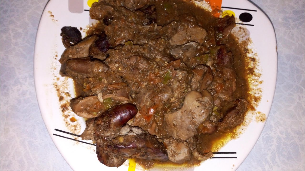 كبد وقوانص مشوية في الفرن 😍😍بجد تستحق التجربة 😋😋