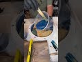 Beautiful Blue Resin Mold Pour #resin #resinart #epoxy