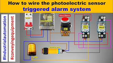 Photoelectric sensor alarm system | Photoelectric sensor circuit | photoelectric sensor for alarms