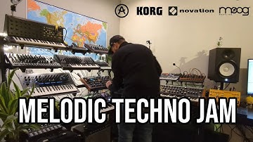 Live Melodic Techno Jam: Novation Peak / Arturia Microfreak / Moog Subsequent 37 & Matriarch