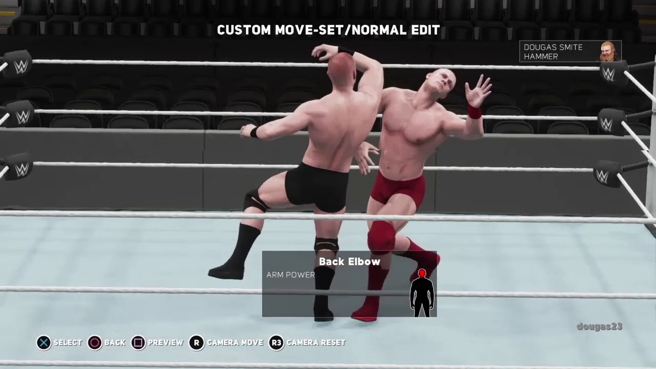 WWE 2K18 Create a Superstar - Episode 2 - Creating Dougas - Custom Move Set