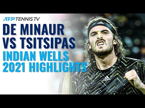 Stefanos Tsitsipas vs Alex De Minaur: Great Points & Highlights | Indian Wells 2021