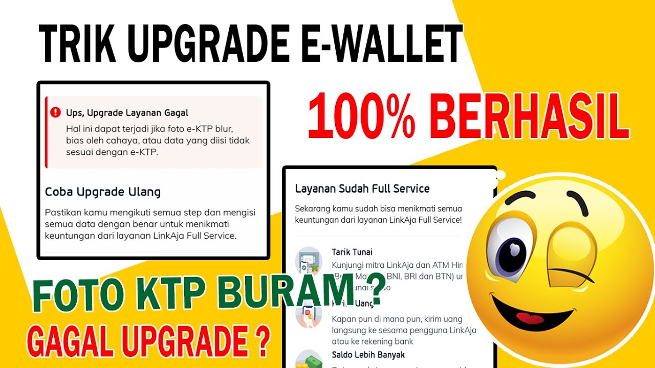 Cara Upgrade linkaja ke full service ! FOTO KTP BURAM ?