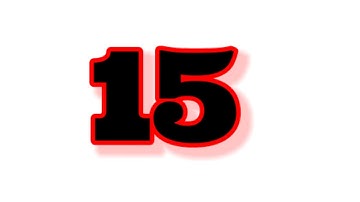 15 second timer/ white Screen/ no . 1