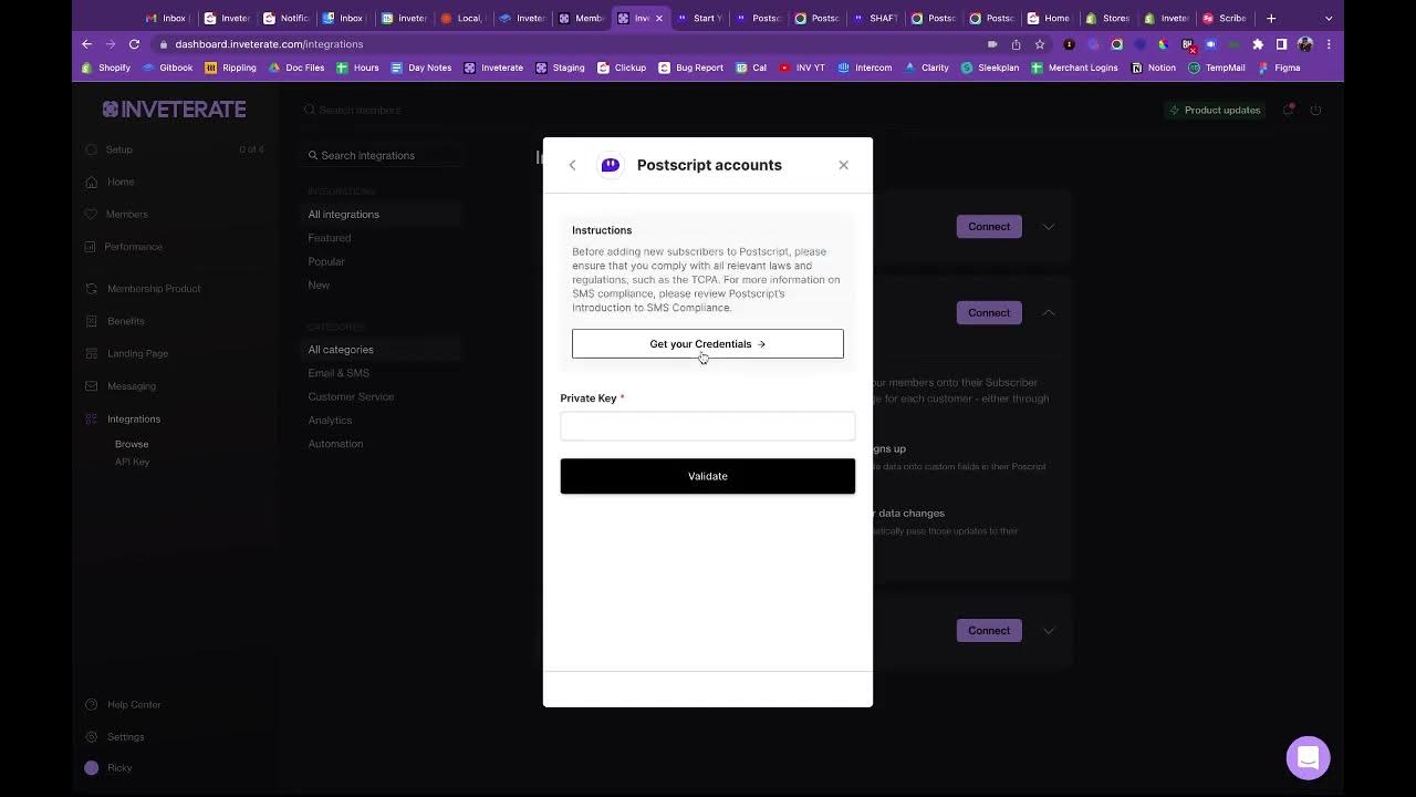 Postscript Integration Setup YouTube