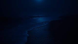 Beat Insomnia Instantly in 3 Minutes with Ocean Sounds and Big Waves on a Dark at Night | Ocean Wave