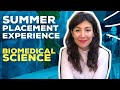 My Summer Placement Experience in a Research Lab | Biomedical Science | Atousa