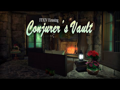 Large] Conjurer's Vault - FFXIV Housing Walkthrough - YouTube