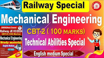 Railway Junior Engineer Mechanical Engineering Study material for all  aspirants by SRINIVASMech