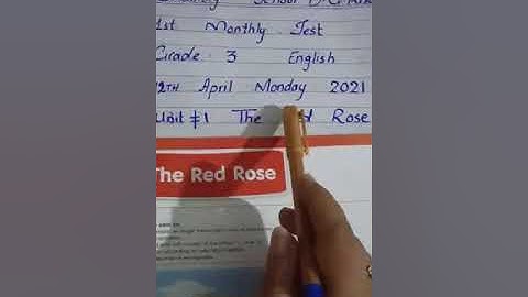 Class 3. English Afaq